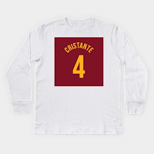 Cristante 4 Home Kit - 22/23 Season Kids Long Sleeve T-Shirt